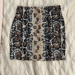 Snake skin Skirt